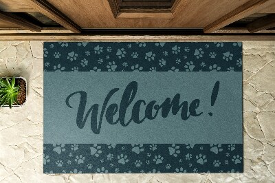 Deurmat voor buiten Welkom