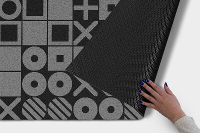 Deurmat voor buiten Vierhoeken