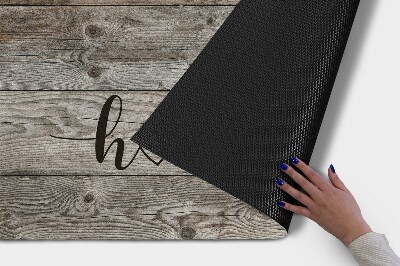 Buiten deurmat Houten planken