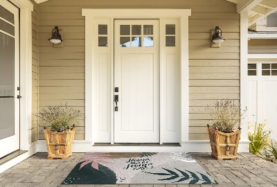 Schoonloopmat Tropisch Groen