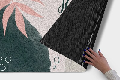 Schoonloopmat Tropisch Groen