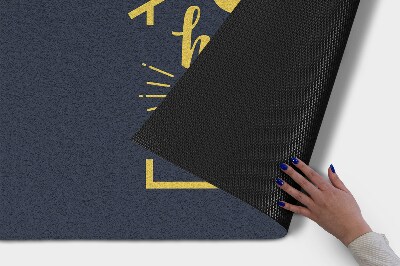 Deurmat voor buiten Sweet Home-inscriptie