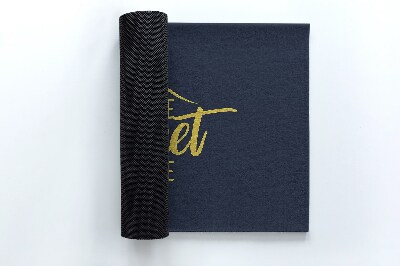 Schoonloopmat Sweet Home-inscriptie