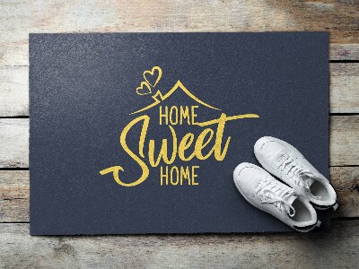 Schoonloopmat Sweet Home-inscriptie