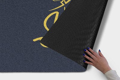 Schoonloopmat Sweet Home-inscriptie