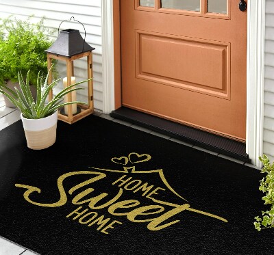 Deurmat voor buiten Thuis, zoet thuis