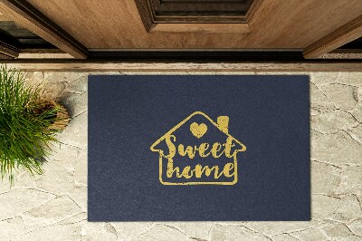Deurmat voor buiten Met het opschrift Home Sweet Home