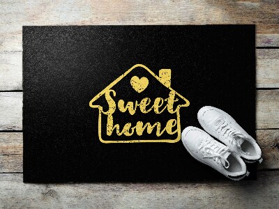 Buiten deurmat Met het opschrift Home Sweet Home