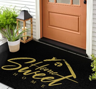 Deurmat voor buiten Thuis, zoet thuis