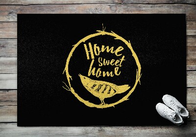 Buiten deurmat Met het opschrift Home Sweet Home