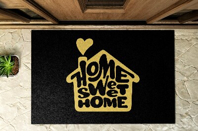 Deurmat voor buiten Met het opschrift Home Sweet Home
