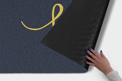 Deurmat voor buiten Met het opschrift Hallo