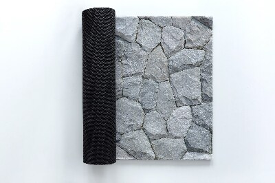 Deurmat voor buiten Rotsblokken