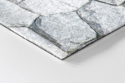 Deurmat voor buiten Rotsblokken