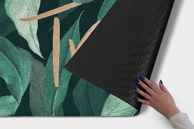 Buiten deurmat Exotische bladeren