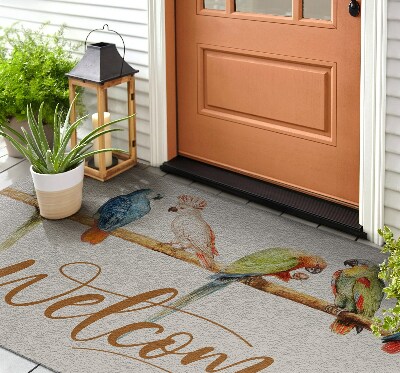 Schoonloopmat Vogels Papegaaien