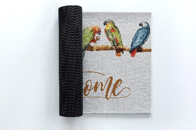 Schoonloopmat Vogels Papegaaien