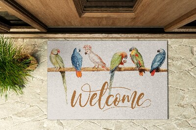 Schoonloopmat Vogels Papegaaien