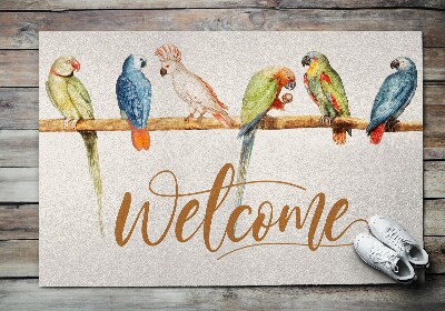 Schoonloopmat Vogels Papegaaien