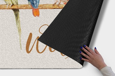 Schoonloopmat Vogels Papegaaien