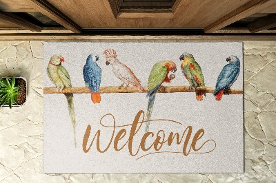 Schoonloopmat Vogels Papegaaien