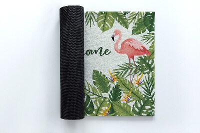 Schoonloopmat Flamingo's vogels