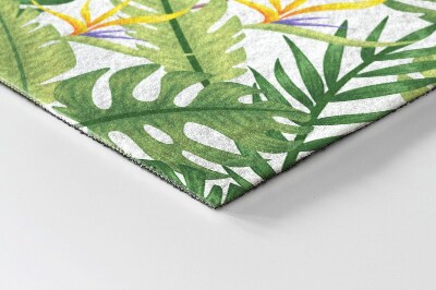 Schoonloopmat Flamingo's vogels