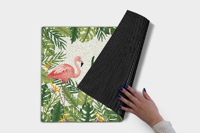 Schoonloopmat Flamingo's vogels