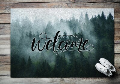 Deurmat voor buiten Het opschrift Welkom