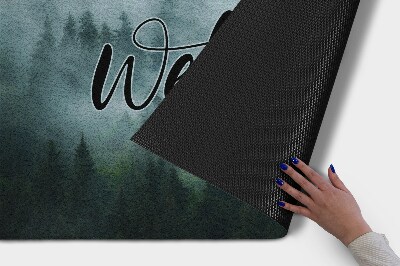 Deurmat voor buiten Het opschrift Welkom