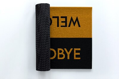 Buiten deurmat Welkom Tot ziens