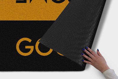 Buiten deurmat Welkom Tot ziens