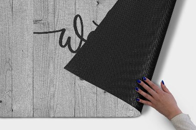 Schoonloopmat Houten planken