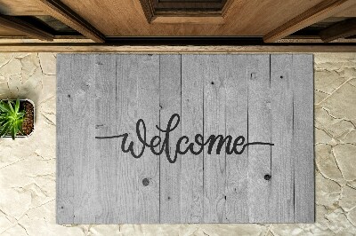 Schoonloopmat Houten planken