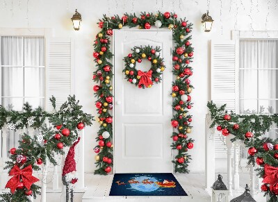 Deurmat De slee van de Kerstman