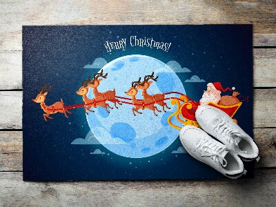 Deurmat De slee van de Kerstman