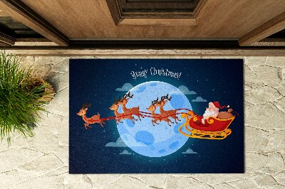 Deurmat De slee van de Kerstman