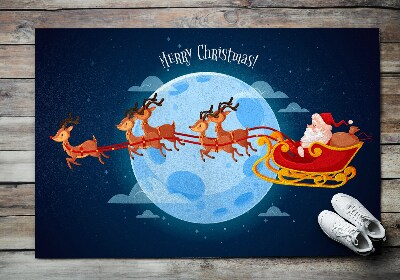 Deurmat De slee van de Kerstman