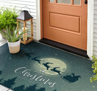 Droogloopmat De slee van de Kerstman