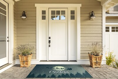 Droogloopmat De slee van de Kerstman