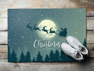 Droogloopmat De slee van de Kerstman