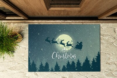 Droogloopmat De slee van de Kerstman