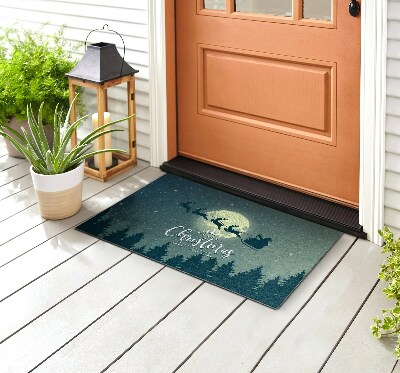 Droogloopmat De slee van de Kerstman