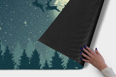 Droogloopmat De slee van de Kerstman