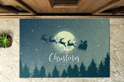 Droogloopmat De slee van de Kerstman