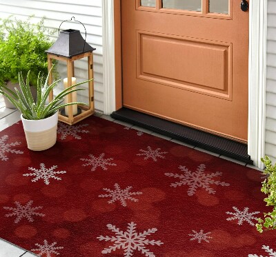 Droogloopmat Kerststerren