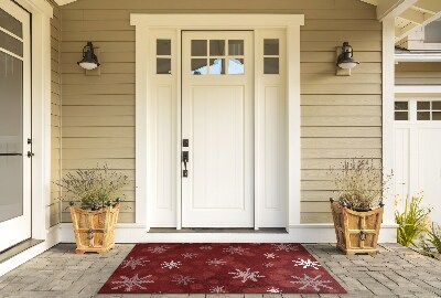 Droogloopmat Kerststerren