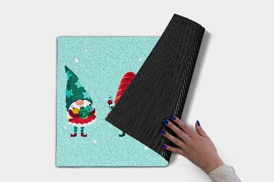 Droogloopmat Kerstelfjes