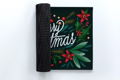 Droogloopmat Kerstthema