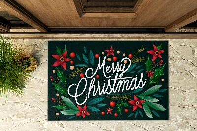 Droogloopmat Kerstthema